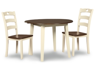 Woodanville Extendable Dining Table and 2 Chairs