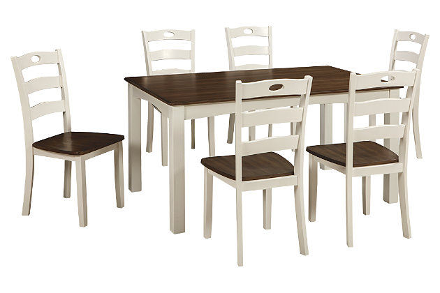 Woodanville Dining Room Table and Chairs (Set of 7) | Ashley ...
