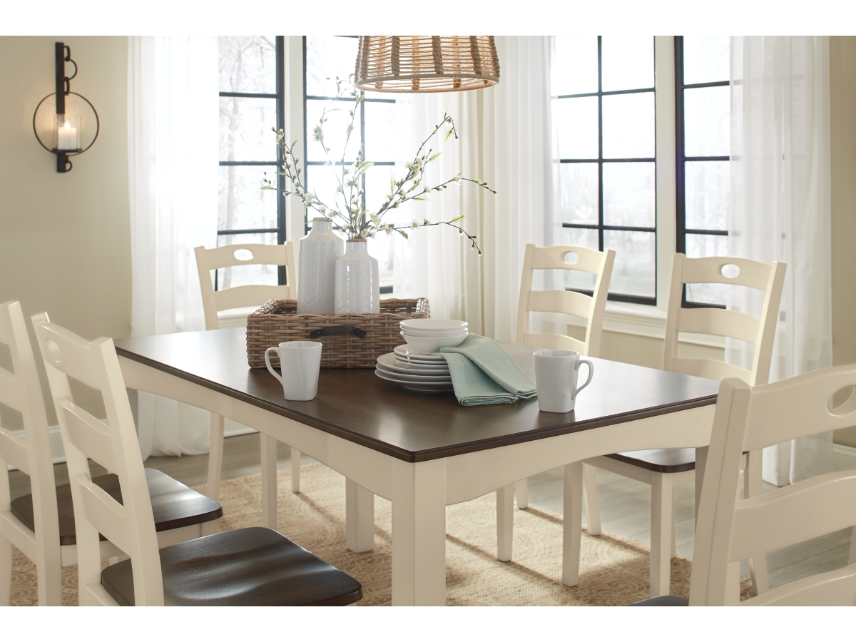 Woodanville Dining Table and 6 Chairs Set Ashley