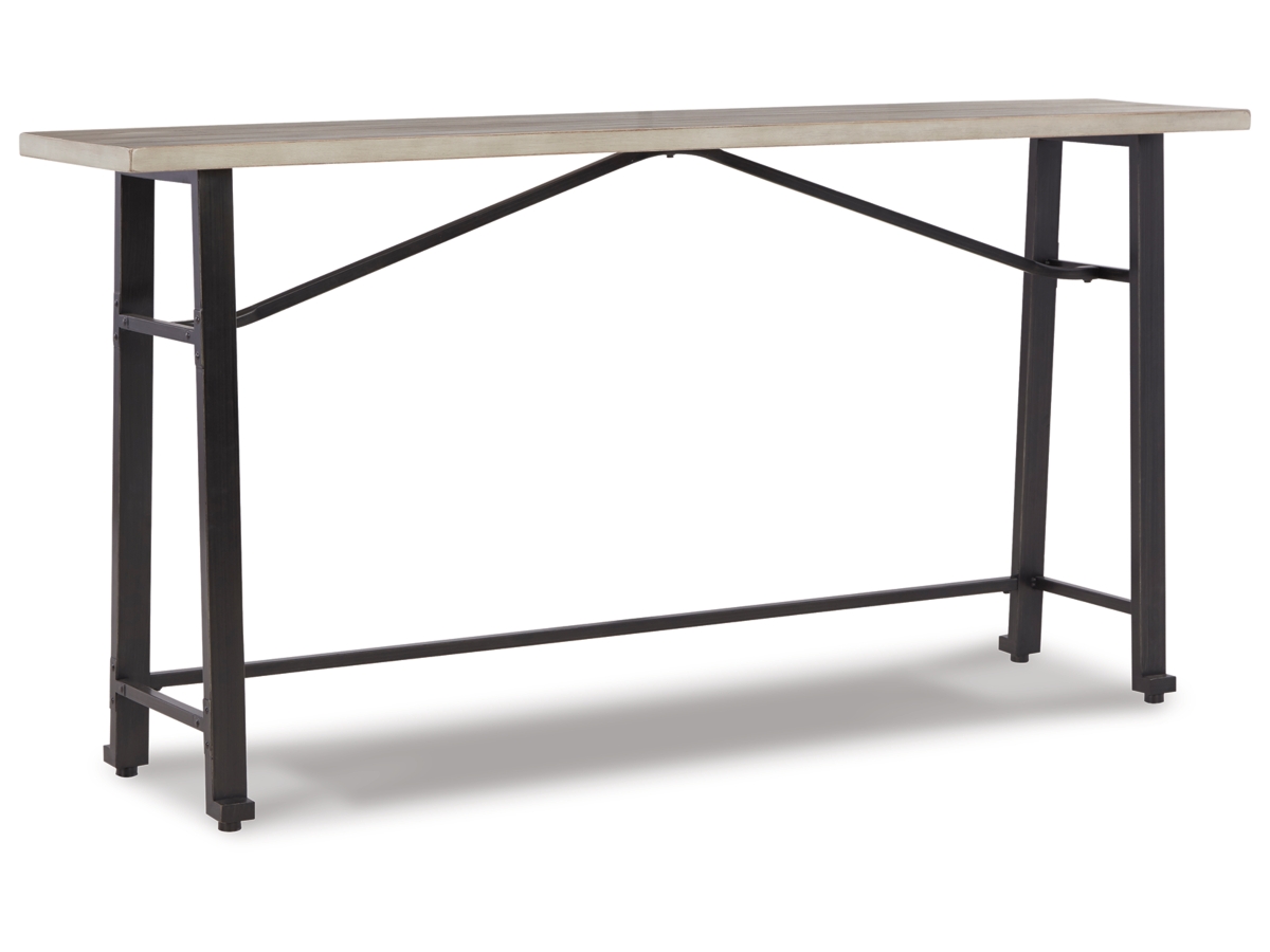 Karisslyn Counter Height Table - Whitewash/Black - (D336-52) Karisslyn Counter Height Table - Whitewash/Black - (D336-52)