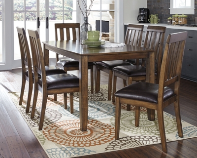 Puluxy Dining Room Table And Chairs Set Of 7 Ashley