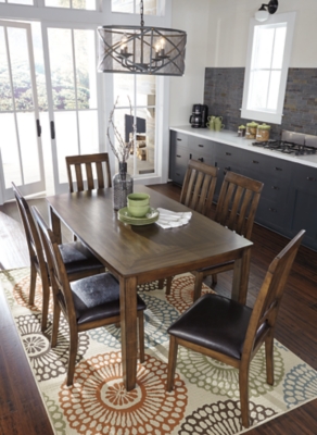 Puluxy Dining Room Table and Chairs (Set of 7) | Ashley ...