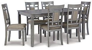 Jayemyer Dining Table and Chairs (Set of 7), , large
