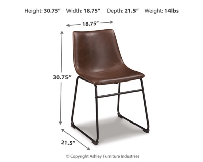 Ashley furniture 2025 centiar dining chair