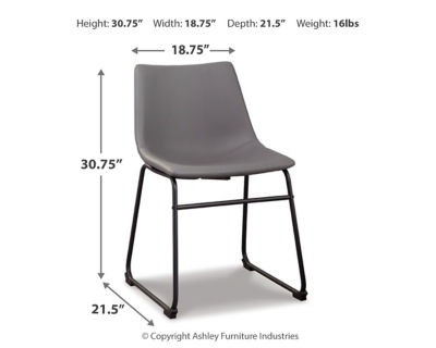 Centiar Dining Chair, Gray, large