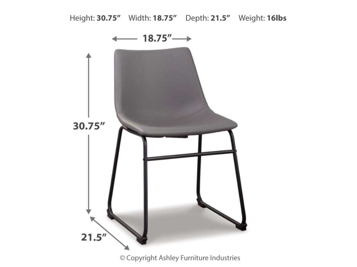 Centiar Dining Chair with Bucket Seat Ashley