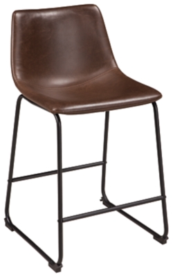 Centiar Counter Height Bar Stool, Brown, large