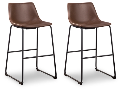 Centiar Pub Height Bar Stool, Brown, large