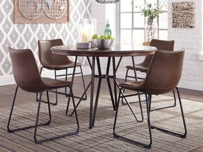 Centiar Round Dining Table with Hairpin Legs | Ashley