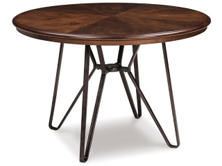Centiar Round Dining Table with Hairpin Legs