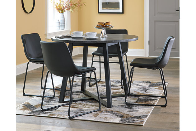 Centiar Dining Table Ashley Furniture, Signature Design By Ashley Centiar Dining Chairs Side Brown