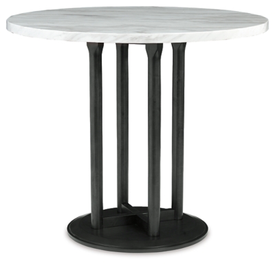 D372-23 Centiar Round Counter Height Dining Table, Two-ton sku D372-23