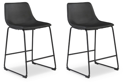 Centiar Counter Height Bar Stool with Upholstered Bucket Seat | Ashley
