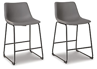 Centiar Counter Height Bar Stool, Gray, large