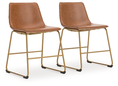 Crandox Dining Chair, Brown/Gold, large