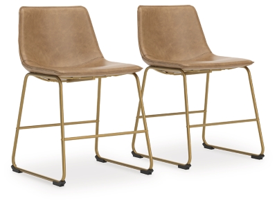 Crandox Dining Chair, Toast/Gold, large