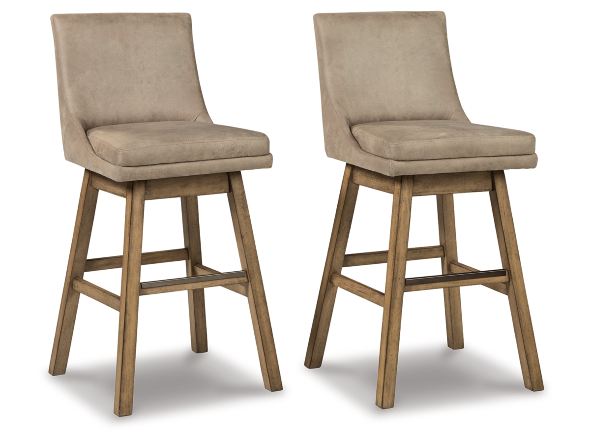 Tallenger Bar Height Stool - Beige - (D380-530) Tallenger Bar Height Stool - Beige - (D380-530)