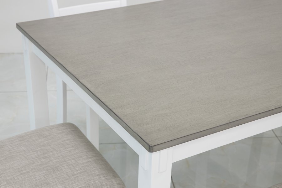 Mesa de comedor y sillas Stonehollow con banco (Juego de 6) - image 6