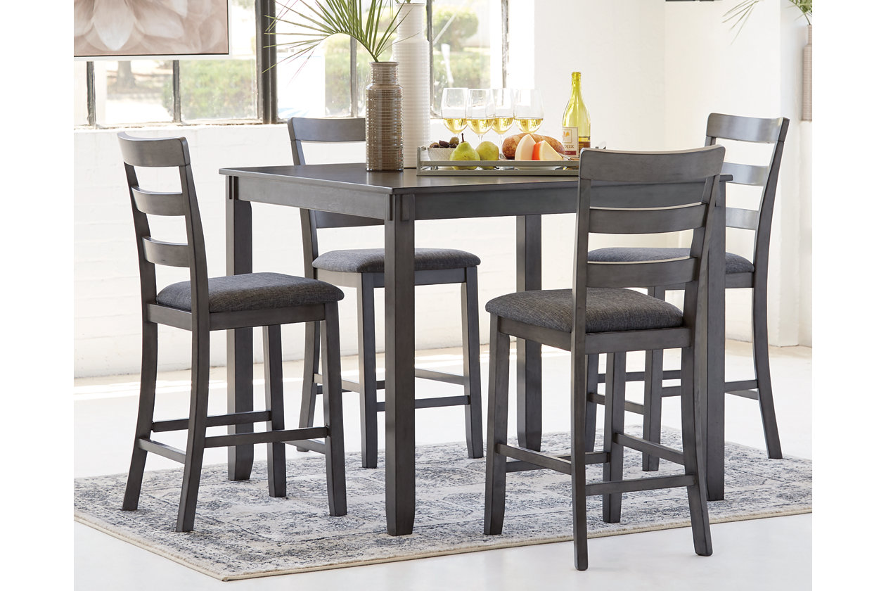 Bridson Dining Table And Bar Stools Set Of 5 Ashley Furniture HomeStore