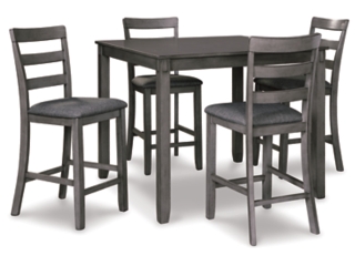 Bridson Counter Height Dining Table and 4 Bar Stools