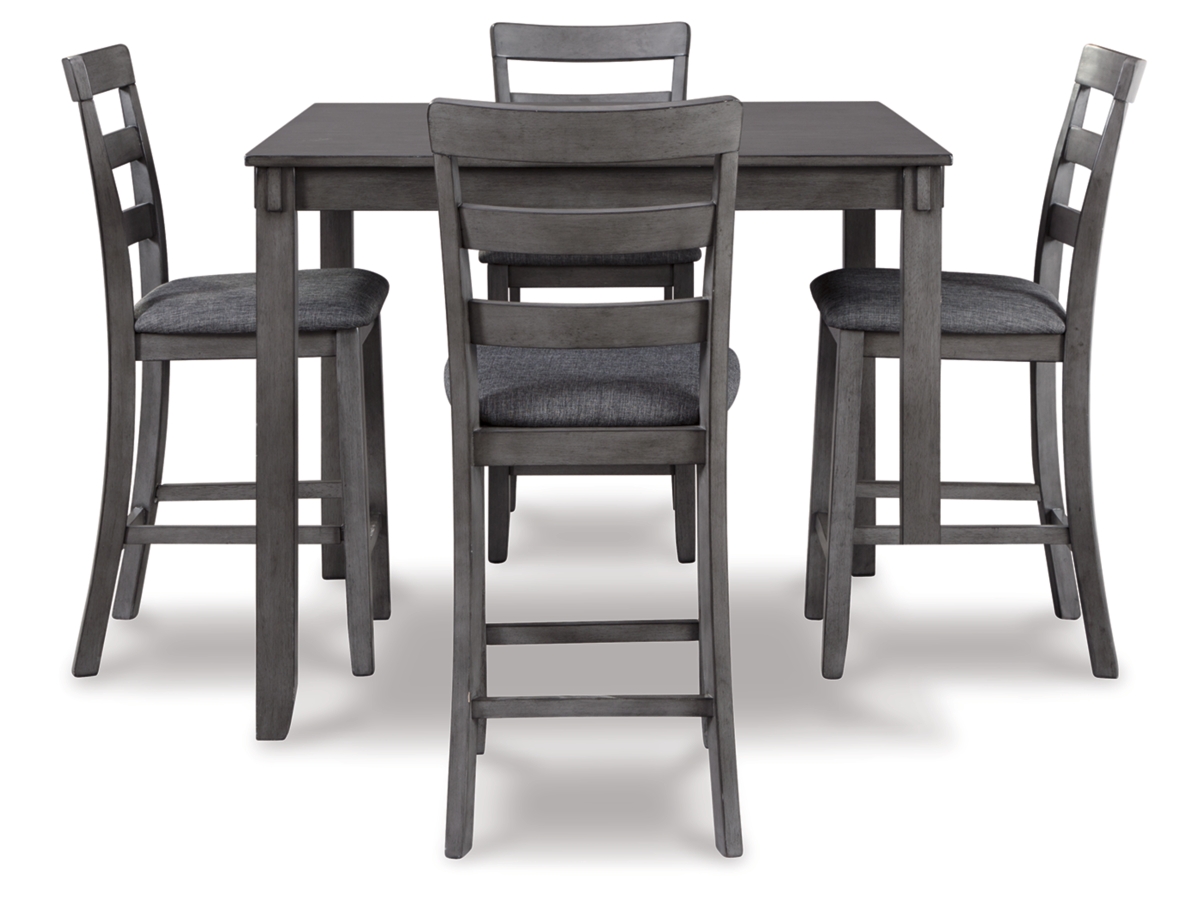 Bridson Counter Height Dining Table and 4 Bar Stools Set Ashley
