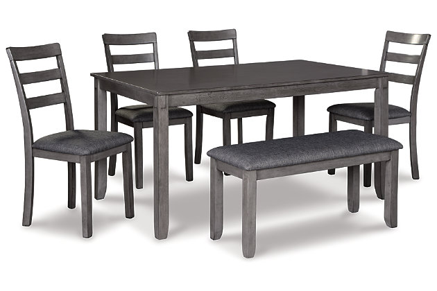 Bridson Dining Set Ashley, Bridson Dining Room Table And Chairs With Bench