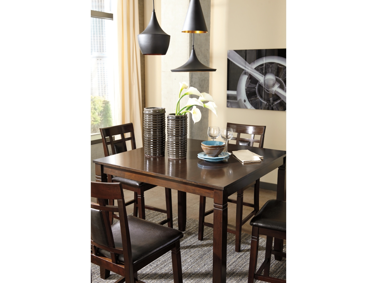 Bennox dining table and deals chairs with bench