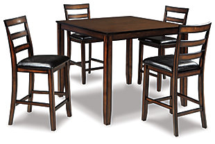Coviar Counter Height Dining Table and Bar Stools (Set of 5), , large