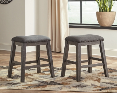 Caitbrook Counter Height Upholstered Bar Stool, , large