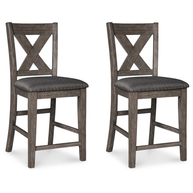 Caitbrook X Back Counter Height Bar Stool