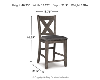 Caitbrook Counter Height Upholstered Bar Stool Ashley Furniture