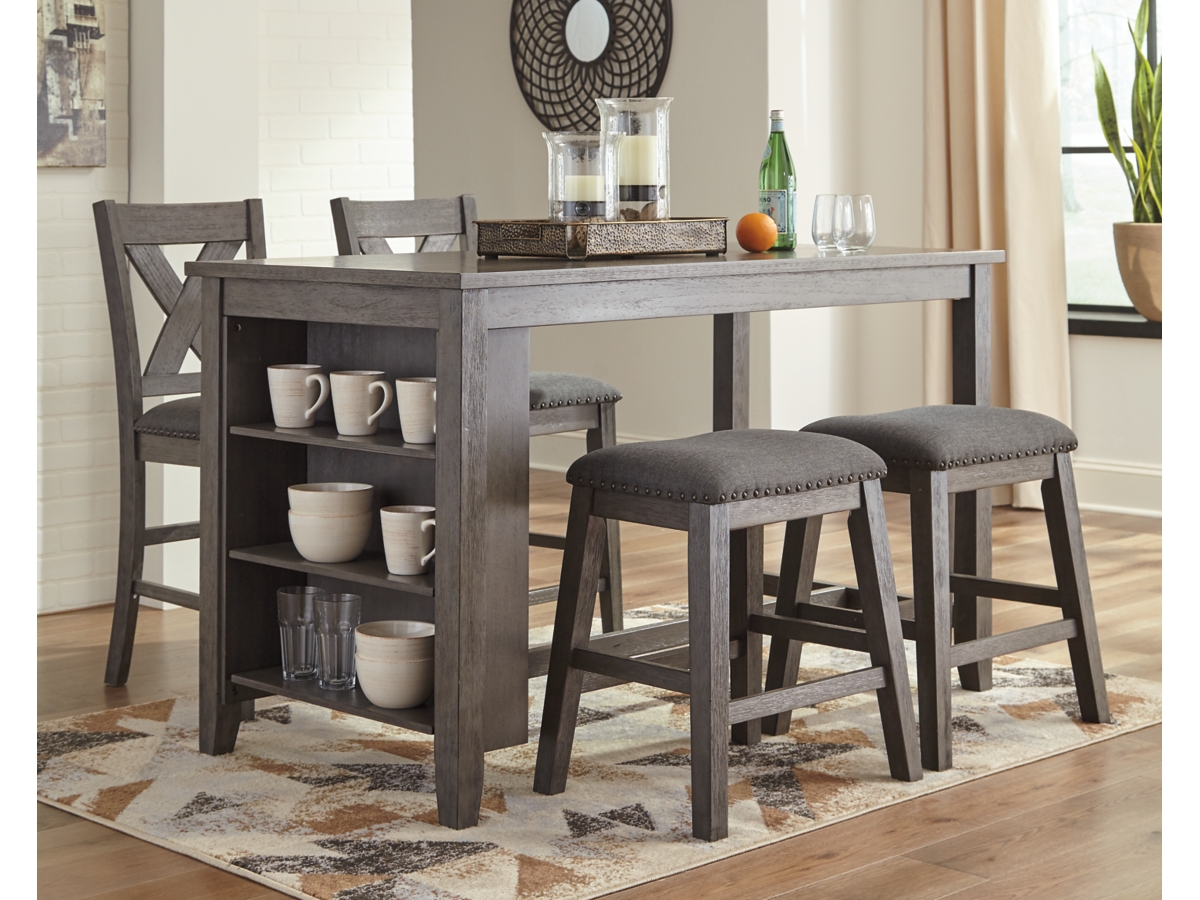 Caitbrook Counter Height Dining Table and 4 Barstools Ashley