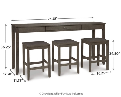 Ashley furniture caitbrook counter deals height table