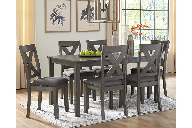 Caitbrook Dining Set Ashley Furniture, Gray Dining Room Table