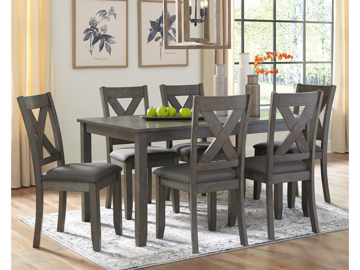 Gray on sale table chairs