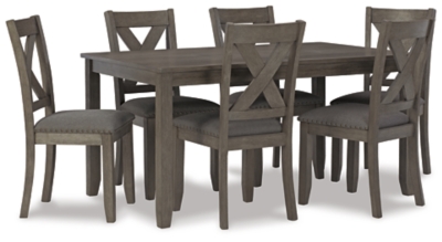 Caitbrook Dining Table and Chairs (Set of 7), , large