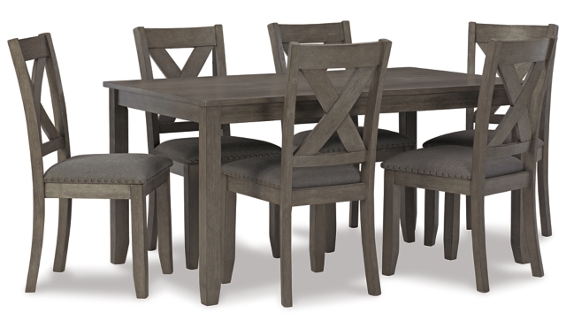 Caitbrook Dining Table and 6 Chairs Set