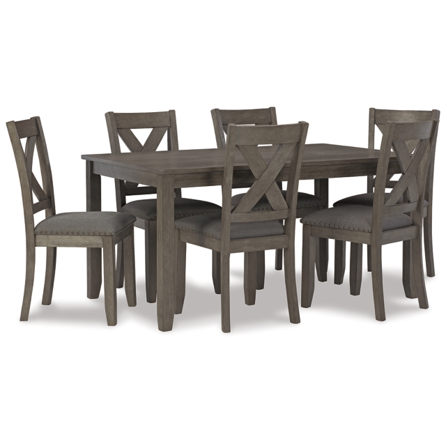 Caitbrook Dining Table and 6 Chairs Set