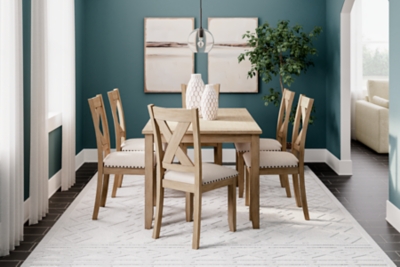 Sanbriar Dining Table and 6 Chairs Set Ashley