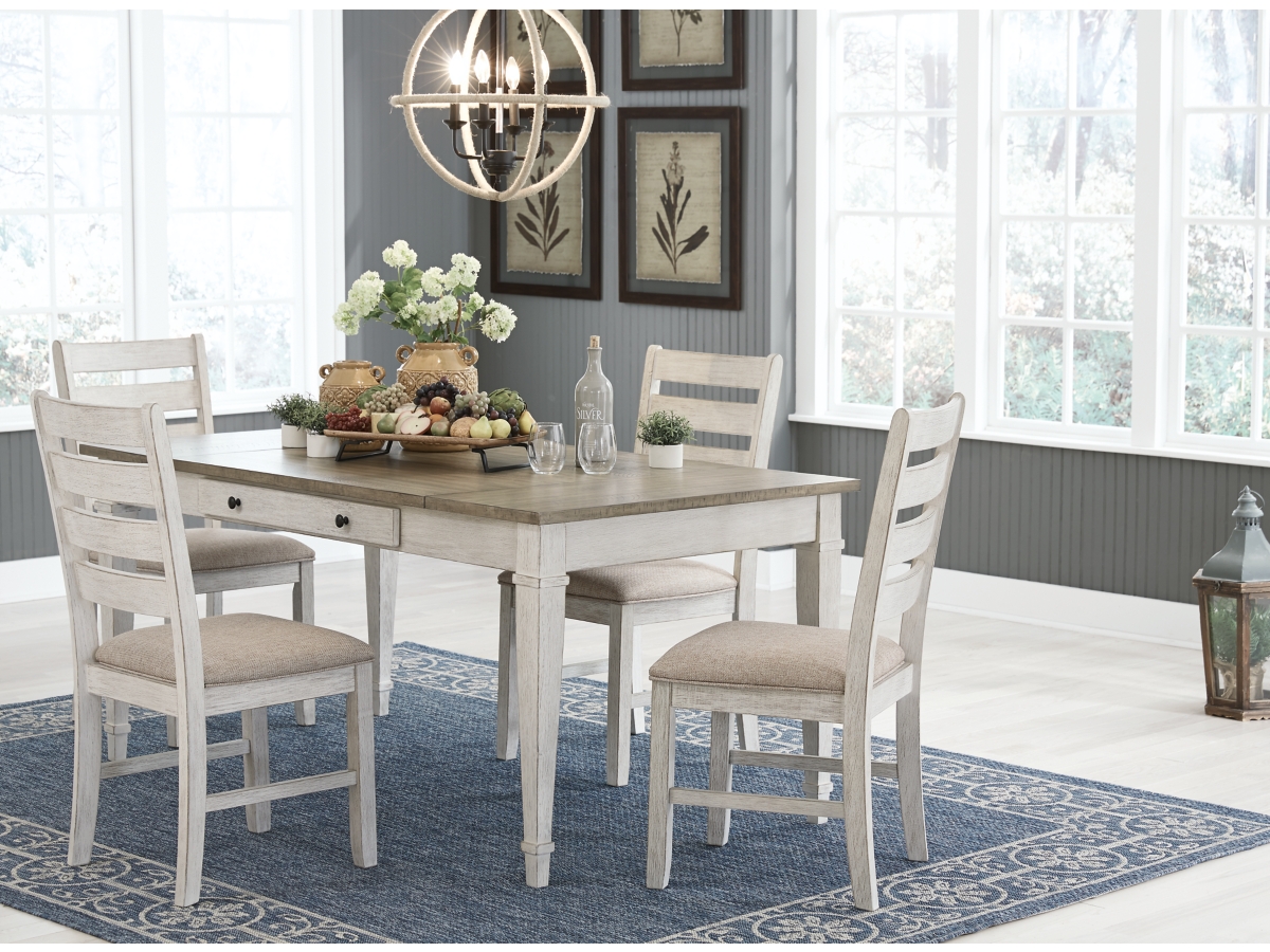 Signature Design by Ashley Skempton Dining Table and 4 Chairs