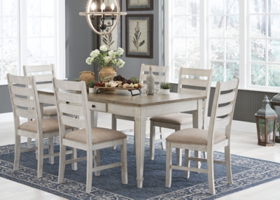 Ashley furniture best sale white dining chairs