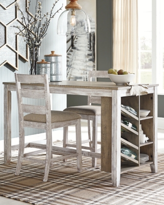 Ashley furniture tall online dining table