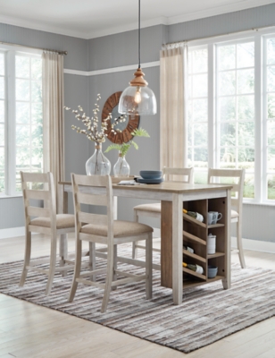 Ashley furniture granite dining table hot sale