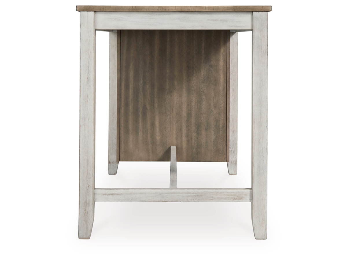 Skempton Counter Height Dining Table with Built-In Wine Rack and