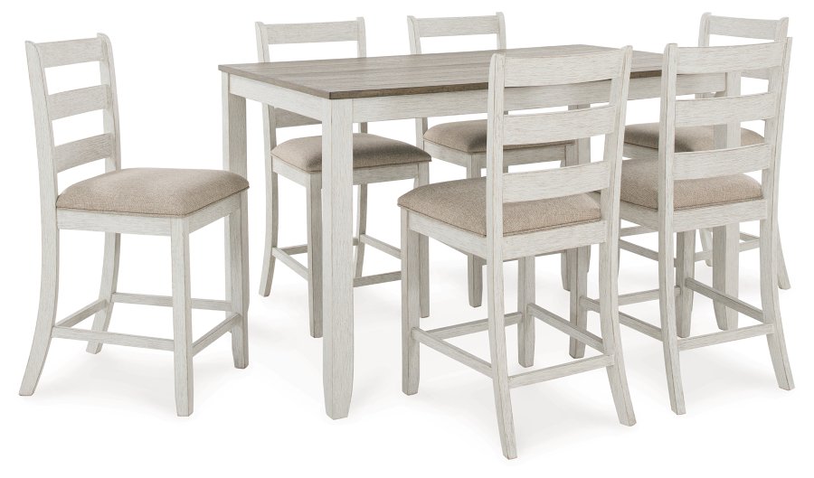 Skempton Counter Height Dining Table and Bar Stools (Set of 7) - image 2