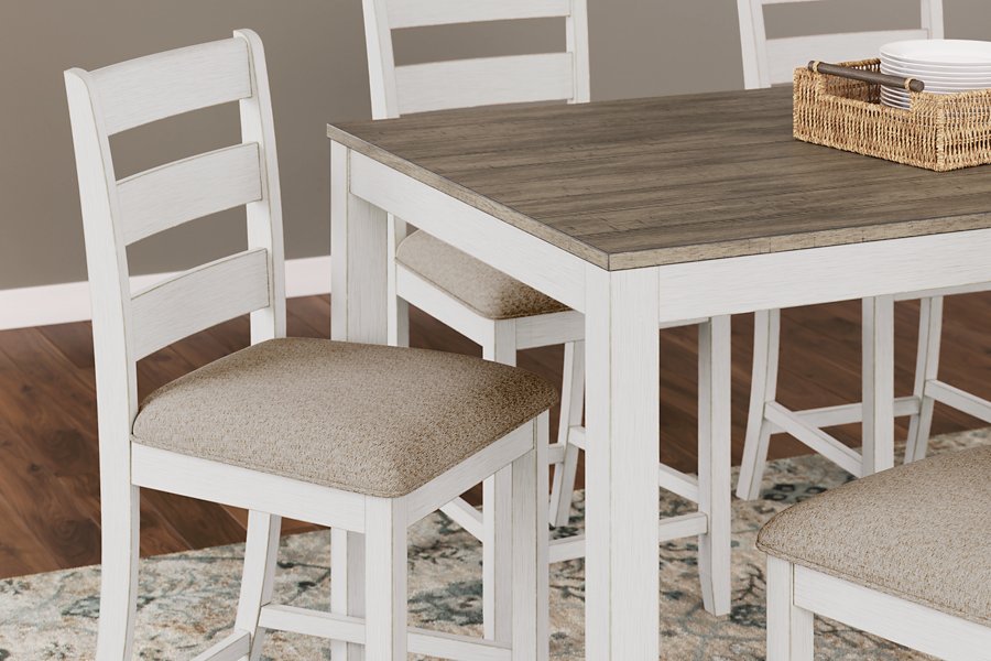 Skempton Counter Height Dining Table and Bar Stools (Set of 7) - image 7