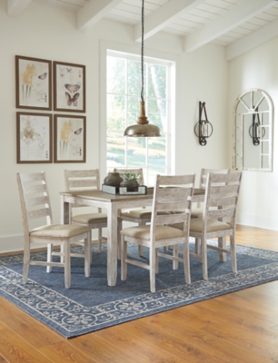 Skempton Dining Table and 6 Chairs Set | Ashley