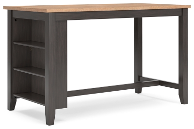 Gesthaven Counter Height Dining Table, Natural/Brown, large