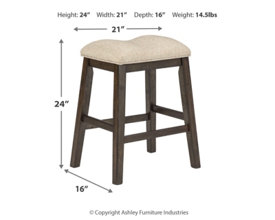 Rokane Counter Height Dining Table and 4 Barstools Ashley