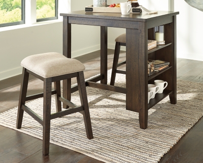 Rokane Counter Height Dining Table and Bar Stools (Set of 3), , rollover